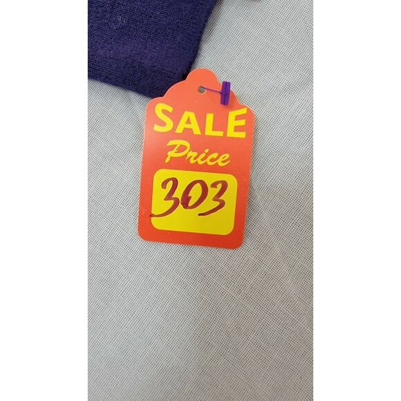 TALBOTS  PETITE WOMEN'S NYLON/LAMBSWOOL BLUE/RED/ ARGYLE  SWEATER SIZE PM  # 303 - Picture 10 of 10